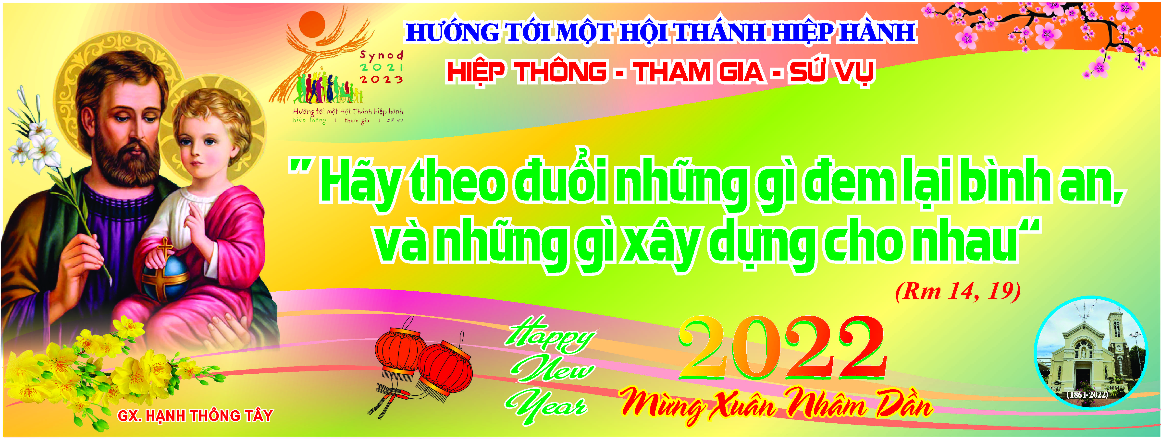 CHƯƠNG TRÌNH MỤC VỤ  tháng 1 -2 -2022  Gx. Hạnh Thông Tây