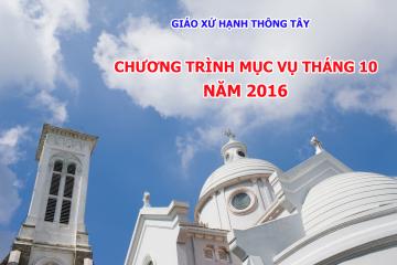 Chương trình Mục Vụ Tháng 10