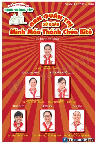 Chúc mừng Ban Quản trị mới của xứ đoàn TNTT