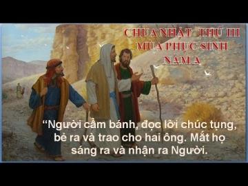 30/04/2017 Chúa Nhật Tuần III Mùa Phục Sinh Năm A