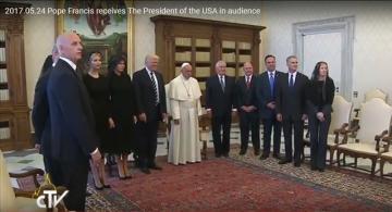 Đức giáo hoàng Phanxicô tiếp kiến Tổng thống Hoa Kỳ Donald Trump
