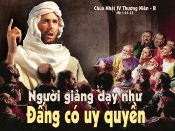 28/01/2018 Chúa Nhật Tuần IV Mùa Thường Niên Năm B