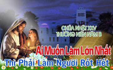 23/09/2018 Chúa Nhật Tuần XXV Mùa Thường Niên Năm B