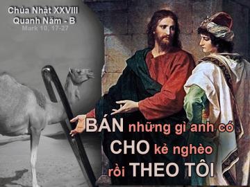 14/10/2018 Chúa Nhật Tuần XXVIII Mùa Thường Niên Năm B