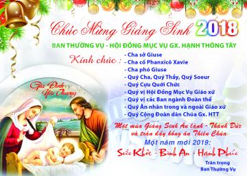Chương Trình Mục Vụ Tháng 12 /2018