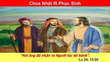 26/04/2020 Chúa Nhật Tuần III Mùa Phục Sinh Năm A